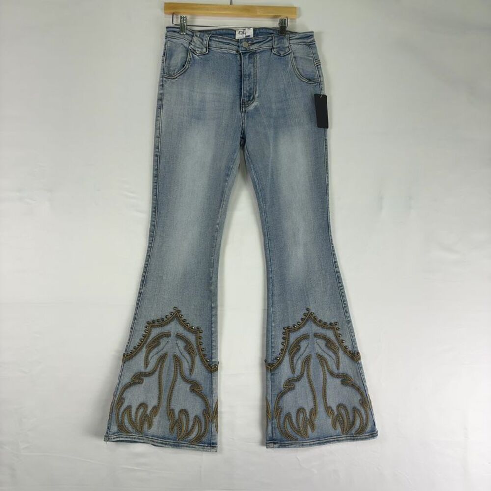 OH Jeans What's Happening Stud Jeans